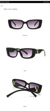 Load image into Gallery viewer, Retro Small Rectangle Sunglasses Candy Colors Gradient Sun Glasses Shades UV400