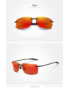 Rimless Sunglasses Men Ultralight High Quality Square Frameless Sun Glasses For Women Brand Designer Mirror Lens