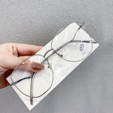 Load image into Gallery viewer, Transparent Eyeglasses Frames for Women Computer Blue Light Glasses Frame Ladies Irregular Curved Legs Metal Spectacles