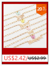 Carica l&#39;immagine nel visualizzatore di Gallery, Fashion Zodiac Alphabet Necklaces Creativity European Girls Twelve Constellation Alloy English Letter Jewelry For Women