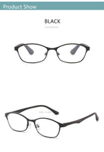 Carica l&#39;immagine nel visualizzatore di Gallery, Women Business Finished Myopia Glasses Student Anti Blue Light Computer Nearsighted Eyeglasses Prescription -1.0 1.5 to6