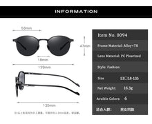 Load image into Gallery viewer, Polarized Round Metal Frame Woman Sun Glasses fishing Driving Sunglasses Brand NEW Fashion Sunglasses Female UV400
