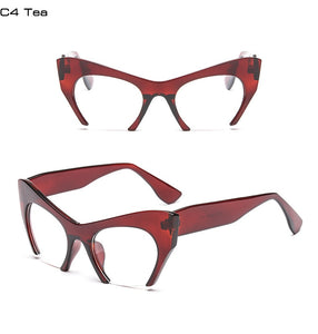 Retro Women Half Frame Cat Eye Glasses Frames Fashion Optical Frame