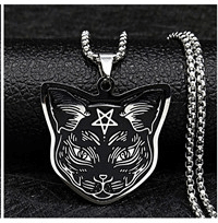 Carica l&#39;immagine nel visualizzatore di Gallery, Viking Stainless Steel Necklace Chain Men/Women Silver Color Necklaces &amp; Pendants Jewelry collar acero inoxidable mujer N3296S02