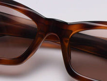 Load image into Gallery viewer, Swanwick polarized sun glasses cat eye irregular fashion vintage sunglasses women European leopard white female party gifts