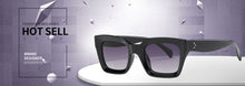 Load image into Gallery viewer, Sunglasses Women Rectangle Frame Transparent Brand Designer Retro Sun Glasses Unisex Square Brown UV400 AE0664