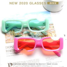 Carica l'immagine nel visualizzatore di Gallery, 2022 new men retro sunglasses men's fashion white sunglasses blue ladies sunglasses shadow retro white glasses
