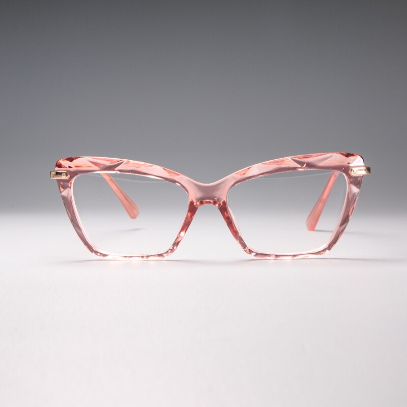 H45591 Women Diamond style frame Square Glasses Frames Optical Computer Glasses
