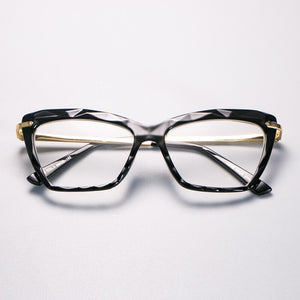 Women Fashion Diamond style frame Square Glasses Frames Optical Computer Glasses