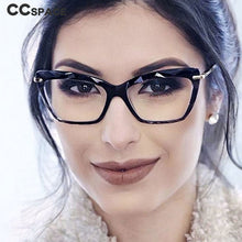Load image into Gallery viewer, H45591 Women Diamond style frame Square Glasses Frames Optical Computer Glasses