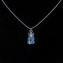 Load image into Gallery viewer, Fashion Multicolor Transparent Bear Necklace Cute Candy Color Resin Gummy Bear Pendant Necklace Women Jewelry