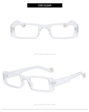 Carica l'immagine nel visualizzatore di Gallery, Occhiali da sole rettangolari piccoli alla moda da donna 2022 Steampunk anni '90 Occhiali da sole UV400 Occhiali da sole gotici da spiaggia Cat Eye Hip Hop Eyewear 
