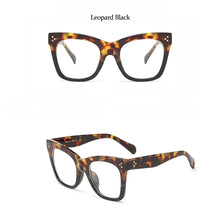 Load image into Gallery viewer, Leopard Eyeglasses Frames For Women Vintage Square Flower Female Glasses Frame Transparent Eyewear
