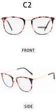 Load image into Gallery viewer, Anti Blue Light Glasses Frames Vintage Square Eyeglasses for Women Chic Clear Optical Myopia Frame