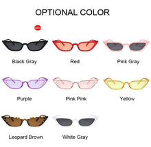 Carica l'immagine nel visualizzatore di Gallery, 2022 Piccolo Occhio di Gatto Occhiali Da Sole di Moda Delle Donne Dell'annata Specchio di Plastica Occhiali da Sole Vintage Femminile Oculos De Sol Feminino UV400 