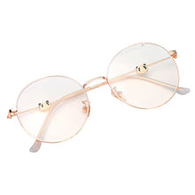 Load image into Gallery viewer, Cute 3D Panda Glasses Anti-Blue Light Anti-Radiation Glasses Round Shaped Fashion for Women TC21