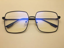 Load image into Gallery viewer, Big Frame Glasses Female Oversized Square Eyeglasses Gold Spectacles Frame Clear Lens Eyewear Optical Myopia Nerd Glasses