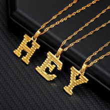 Carica l&#39;immagine nel visualizzatore di Gallery, Collier Femme 2020 Capital Letter Neckaces For Women Boho Jewelry Stainless Steel Alphabet Initial Necklace Best Friend Gift