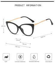 Load image into Gallery viewer, TR90 Comfortable Cat Eye Eyeglasses Frame Women  Vintage Spring Hinge Optical Frame