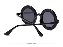 Load image into Gallery viewer, Retro Round Sunglasses Women Luxury Brand Designer Bee Frame Circle Sun Glasses Fashion Female Eyewear Oculos De Sol