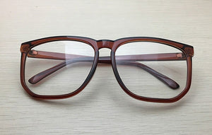 TinffGan Big Glasses Frame  Women large Eyeglasses Frame Men Eye Glasses Frames pc Spectacle black Eyewear oculos de grau