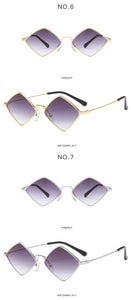 Fashion Metal Sunglasses Women Vintage Men Classic Small Frame Female Sun Glasses Goggle Uv400 Ladies Oculos Gafas De Sol