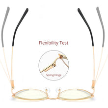 Load image into Gallery viewer, Ralferty Retro Glasses Women Anti Blue Light Decorative Cat Eye Female glasses Frame For Prescription Optic Myopia oculos F95721