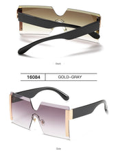 Load image into Gallery viewer, 2022 Oversized Square Rimless Sunglasses Women Brand Designer Flat Siamese Sun Glasses Female Eyewear Travel Gafa de sol