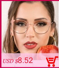 Load image into Gallery viewer, 2022 New Fashion Oversized Cat Eye Glasses Frame Women Brand Optical Anti-blue Eyeglasses Female Oculos Feminino Spectacles