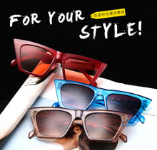Load image into Gallery viewer, Fashion Square Sunglasses Women Designer Luxury Man/Women Cat Eye Sun Glasses Classic Vintage UV400 Outdoor Oculos De Sol