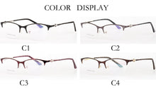 Load image into Gallery viewer, Optical Glasses Spectacle Frame Women Metal Half Frame Reading Glasses Customzied Lense Myopia Eyeglasses Prescription Glasses