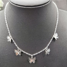 Load image into Gallery viewer, Cute Small Animal Butterfly Chain Necklace For Women Gold Silver Color Clavicle Chain 2020 Fashion Female Choker Jewelry