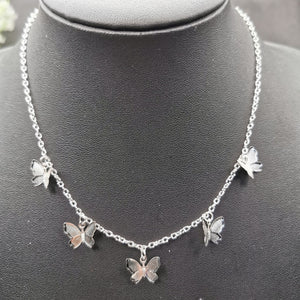 Cute Small Animal Butterfly Chain Necklace For Women Gold Silver Color Clavicle Chain 2020 Fashion Female Choker Jewelry