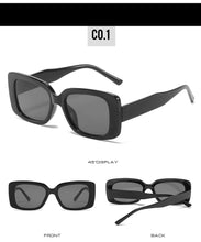 Load image into Gallery viewer, Vintage Square Sunglasses Women Black Rectangle Sun Glasses for Men Classic Eyewear UV400 Korea Style
