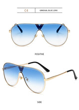 Load image into Gallery viewer, Brand Design Fashion Sunglasses Women Metal Gradient Sun Glasses High Quality Men UV400 Sunglass Shades Eyewear Oculos de sol
