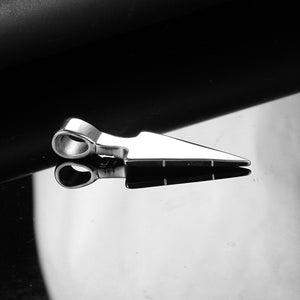 New Fashion Arrow Necklace for Men Black Metal Punk POP Cross Pendant Necklace Trendy Simple Chain Jewelry Gift collar hombre