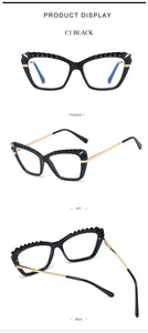 New Vintage Metal Square Anti-blue Glasses Frame Women Fashion Computer Transparent Eyeglasses Female Spectacles Oculos Feminino