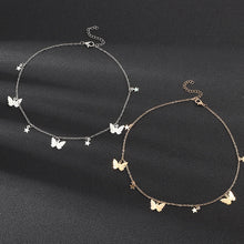 Load image into Gallery viewer, New Fashion Small Animal Butterfly Stars Chain Necklaces Gold Silver Color Clavicle Chain Necklaces For Women Jewelry