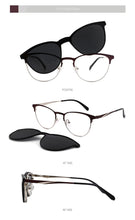 Load image into Gallery viewer, Vintage Cateye Sunglasses Women Clip on Brand Designer Optical Myopia Eyeglass Frame Prescription glasses Multifunction