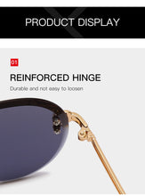 Load image into Gallery viewer, New Fashion Rimless Sunglasses Luxury Brand Design Women Metal Sun glasses Lady UV400 Shades Eyewear Oculos de sol