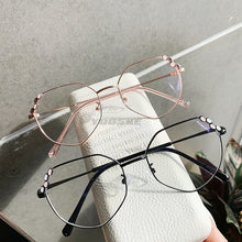 Load image into Gallery viewer, Transparent Optical Glasses Women Elegant Irregular Eyeglasses Frames Ladies Luxury Metal Spectacles Frame