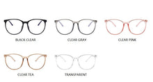 Load image into Gallery viewer, Round Computer Glasses Frame Women Men  Anti Blue Light Transparent Eyewear Blocking Glasses Clear Optical Spectacle Eyeglasses