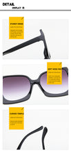 Load image into Gallery viewer, 2022 Big Frame Fashion Oversized Sunglasses Women Brand Designer Plastic Female Gradient Sun Glasses gafas de sol mujer UV400