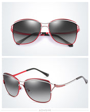 Load image into Gallery viewer, Luxury Vintage Polarized Sunglasses Women Fashion Oversized Sun Glasses Ladies Cat Eye Shades Glasses Oculos Gafas