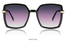 Load image into Gallery viewer, 2022 Sunglasses Women Gradient Fashion Brand Designer  retro square frame Women Sunglasses UV400 Black Shades oversized oculos