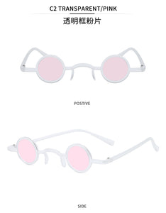 New Classic Retro Gothic Vampire Style Cool Sunglasses Women Small Round Frame SteamPunk Brand Design Sunglasses Oculos De Sol