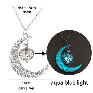 Luminous Glowing Arrow Pendant Necklace Knight Spear Necklace Glow In The Dark Pike Necklace for Women Men Halloween Gift