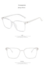 Load image into Gallery viewer, Anti Blue Light Glasses Square Frame  Women&#39;s Eyeglasses Frame Blue Blocking Gaming  Eyeglasses Vintage Men Spectacles