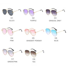 Load image into Gallery viewer, Brand Design 2022 Fashion Women Small Bee Sunglasses Colourful Rivet Glasses Female Male Outdoor Traveling Eyeglasses UV400