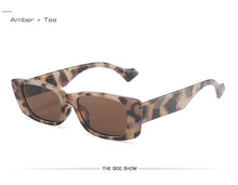 Load image into Gallery viewer, SO&amp;EI Retro Small Rectangle Sunglasses Women Ins Popular Fashion Candy Color Eyewear Men Square Sun Glasses Shades UV400
